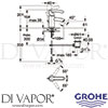 Grohe 32366000 Mixer Spare Diagram