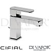 Cifial 32400PCU Cudo Mono Basin Mixer with Pop-Up Waste Spare Parts