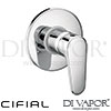 Cifial 32431VV Viva Concealed Shower Manual Mixer Spare Parts