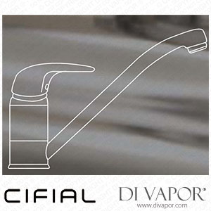 Cifial 32450IM Image Single Lever Kitchen Tap with Swivel Spout Spare Parts