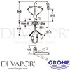 Grohe 32455000 Mixer Spare Diagram