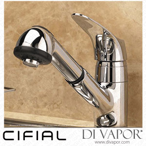 Cifial 32460ML Millenium Single Lever Mixer with Swivel Spout and Extendable Spray Spare Parts