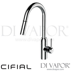 Cifial 32465TH-625 Techno Polished Chrome Kitchen Single-Lever Mixer Tap Spare Parts