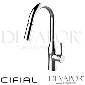 Cifial 32466TH-625 Techno Polished Chrome Kitchen Single-Lever Mixer Tap Spare Parts