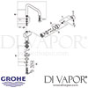 Grohe Minta Single-Lever Sink Mixer Tap Spare Parts