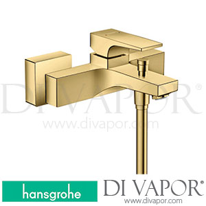 Hansgrohe 32535999 Metropol Single Lever Bath Mixer for Exposed Installation with Lever Handle 3 Ticks >04/20 Spare Parts