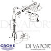 Grohe 32553000 Zedra Single-Lever Sink Mixer Tap Spares