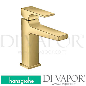 Hansgrohe 32584999 Metropol Single Lever Basin Mixer 110 with Lever Handle and Push-Open Waste Set 2 Ticks >04/20 Spare Parts