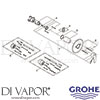 Grohe 32590000 Mixer Spare Tech Diagram