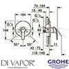 Grohe 32590001 Mixer Spare Diagram