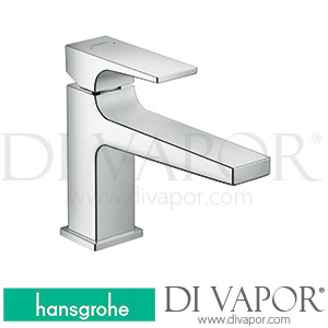 Hansgrohe 32590009 Metropol Single Lever Basin Mixer 100 with Lever Handle and Push-Open Waste Set 2 Ticks >04/20 Spare Parts