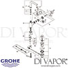 Grohe Essence Single-Lever Basin Mixer L-Size Spares