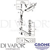 Grohe 32628001 Mixer Spare Diagram