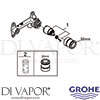 Grohe 32635 Mixer Spare Tech Diagram