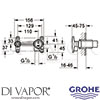 Grohe 32635000 Mixer Spare Diagram