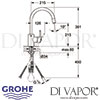 Grohe Concetto Sink Mixer Dimensions