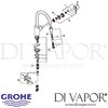 Grohe Concetto Single-Lever Sink Mixer Kitchen Tap Spares