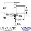 Grohe 32730000 Mixer Spare Diagram