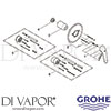 Grohe 32784000 Mixer Spare Diagram