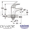 Grohe 32809000 Spare Diagram