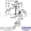 Grohe 32810000 Mixer Spare diagram