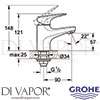 Grohe 32813000 Spare Diagram