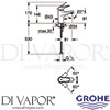 Grohe 32851000 Mixer Spare Diagram