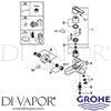 Grohe 32887000 Mixer Spare Diagram