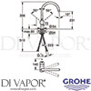 Grohe 32930000 Mixer Spare Diagram