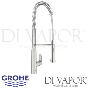 Grohe 32950DC0 K7 Supersteel Single-Lever Sink Mixer (1/2 Inch) Tap Spare Parts