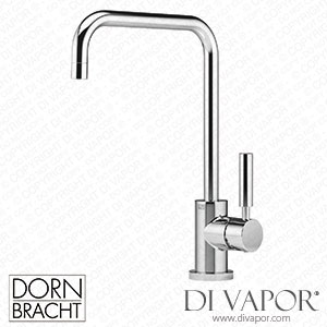 Dornbracht 33 820 625-000010 Meta 02 Single-Lever Mixer for Sprayer / Professional Sprayer - Chrome Spare Parts