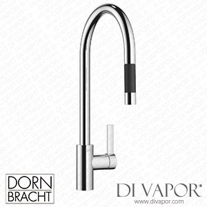 Dornbracht 33 870 875-000010 Tara Ultra Single-Lever Mixer Pull-Down with Spray Function - Chrome Spare Parts