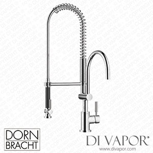 Dornbracht 33 880 888-000010 Tara Classic Profi Single-Lever Mixer - Chrome Spare Parts