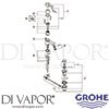 Grohe 33131000 Mixer Spare Diagram