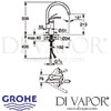 Grohe Eurosmart Single-Lever Sink Mixer Dimensions