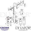 Grohe Blue Pure Starter Kit Chrome Tap Spares