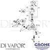 Grohe 33300 Mixer Spare Tech Diagram