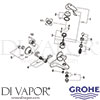 Grohe 33390000 Mixer Spare Diagram