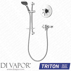 Triton Vitino Mini Rear-Fed Concealed/Exposed Chrome Thermostatic Mixer Shower 334FJ Spare Parts