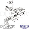 Grohe 33636001 GEN1 Mixer Spare Diagram