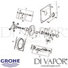 Grohe Euromix Manual Shower Valve Spares