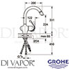 Grohe 33764SD0 Spare Diagram