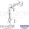 Grohe 33764SD0 Spare Tech Diagram