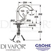 Grohe 33811000 Mixer Spare Diagram