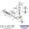 Grohe 33849 Mixer Spare Tech Diagram