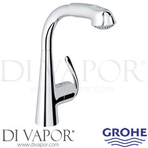 Grohe 33893000 Zedra Single-Lever Sink Mixer Chrome Tap Spare Parts