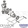 Grohe 33965000 Mixer Spare Tech Diagram