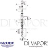 Grohe Eurostyle Single-Lever Sink Mixer Kitchen Tap Spare Parts