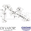 Grohe 34 037 and 34 038 Spare Tech Diagram