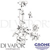 Grohe 34024000 Spare Tech Diagram